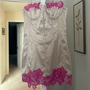 Meshki Tatiana Lace Corset Dress